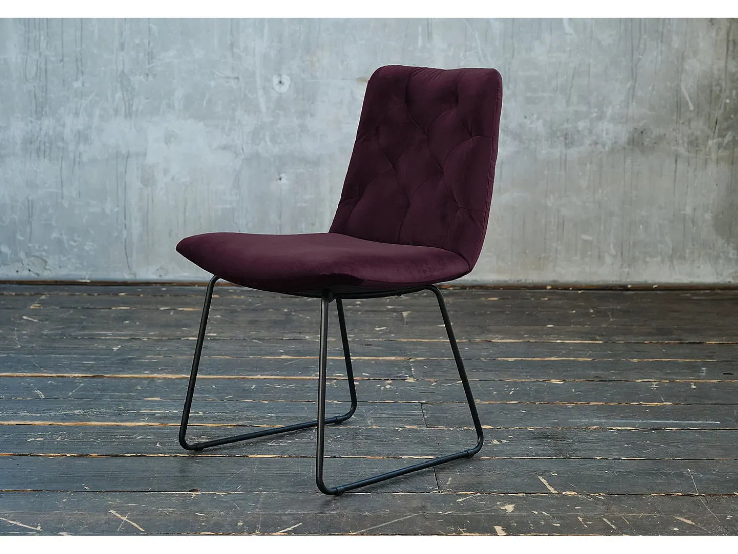 Silla - Violeta terciopelo - CHARME