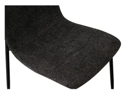 Silla 'ALICE' Bouclé Gris, dimensiones H81.5 x L42 x P57, ideal para tu cocina o comedor.
