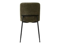 Silla 'ALICE' Bouclé Verde, dimensiones H81.5 x L42 x P57, ideal para tu cocina o comedor.