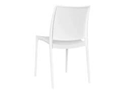 Silla Altea en plástico blanco, modelo confort