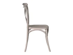 Silla apilable Sprint de polipropileno gris paloma x6