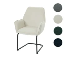 Silla basculante MCW-G67, crema-beige