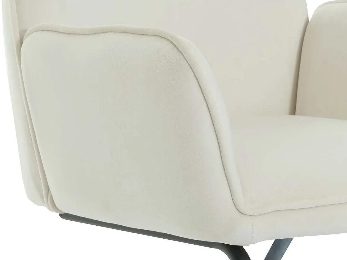Silla basculante MCW-G67, crema-beige