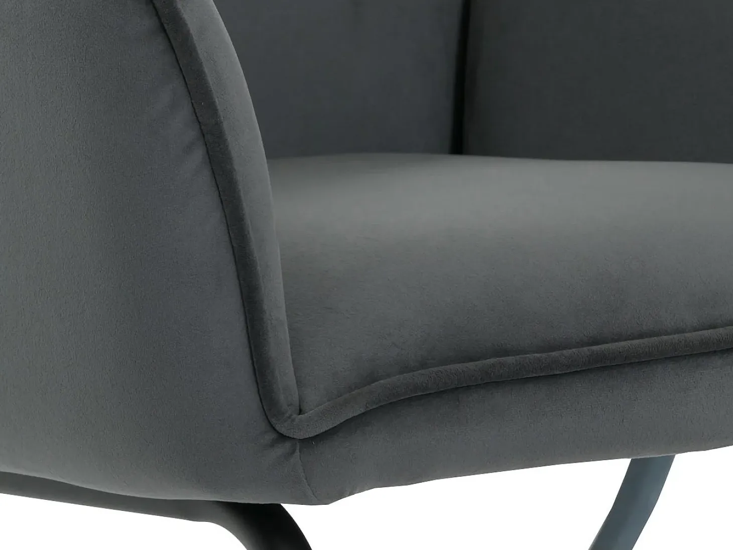 Silla basculante MCW-G67, gris oscuro