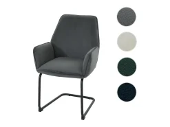 Silla basculante MCW-G67, gris oscuro