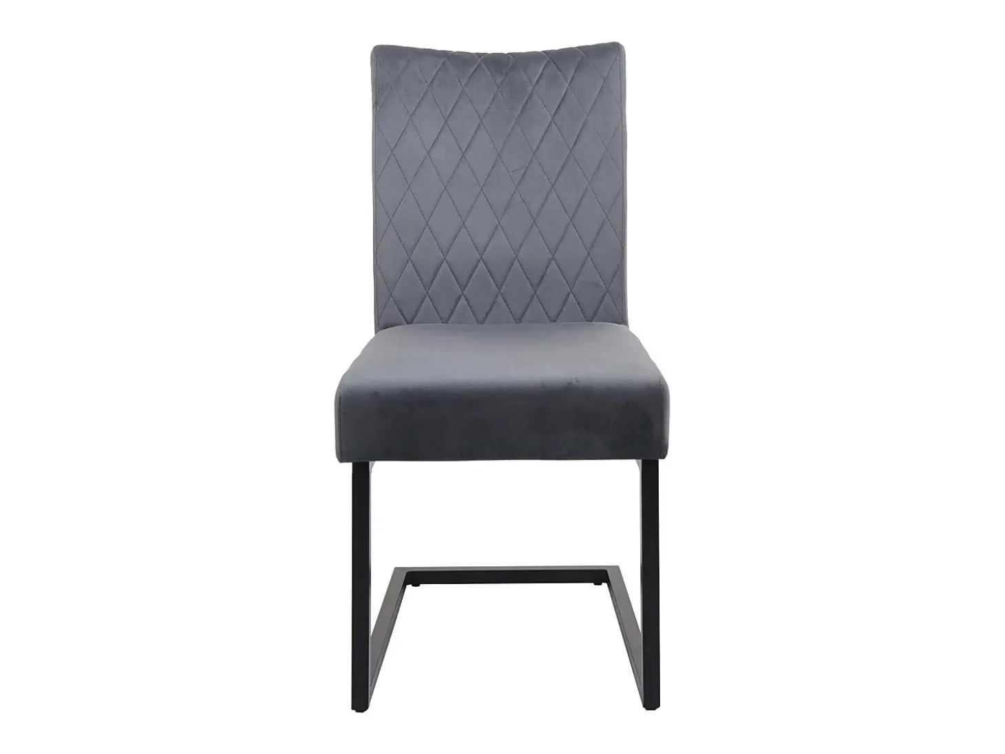 Silla basculante MCW-L15 (juego de 2), gris oscuro