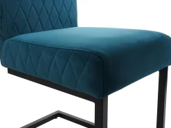 Silla basculante MCW-L15 (juego de 2), azul turquesa