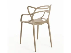 Silla Beliano premium con reposabrazos - Interior y exterior-ribete verde crudo