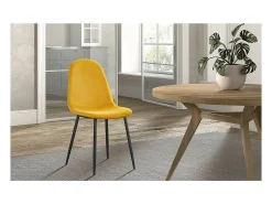 Silla 'Boï' Terciopelo Amarillo