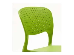 Silla cocina bar polipropileno apilable exterior interior Garden Giulietta - Verde