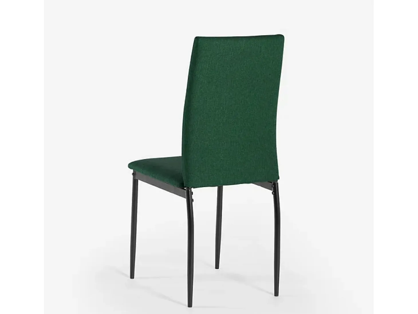 Silla comedor de tela cocina restaurante estilo moderno Gala - Verde oscuro