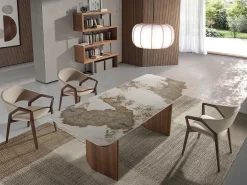 Silla comedor estructura nogal 4068 ANGEL CERDA