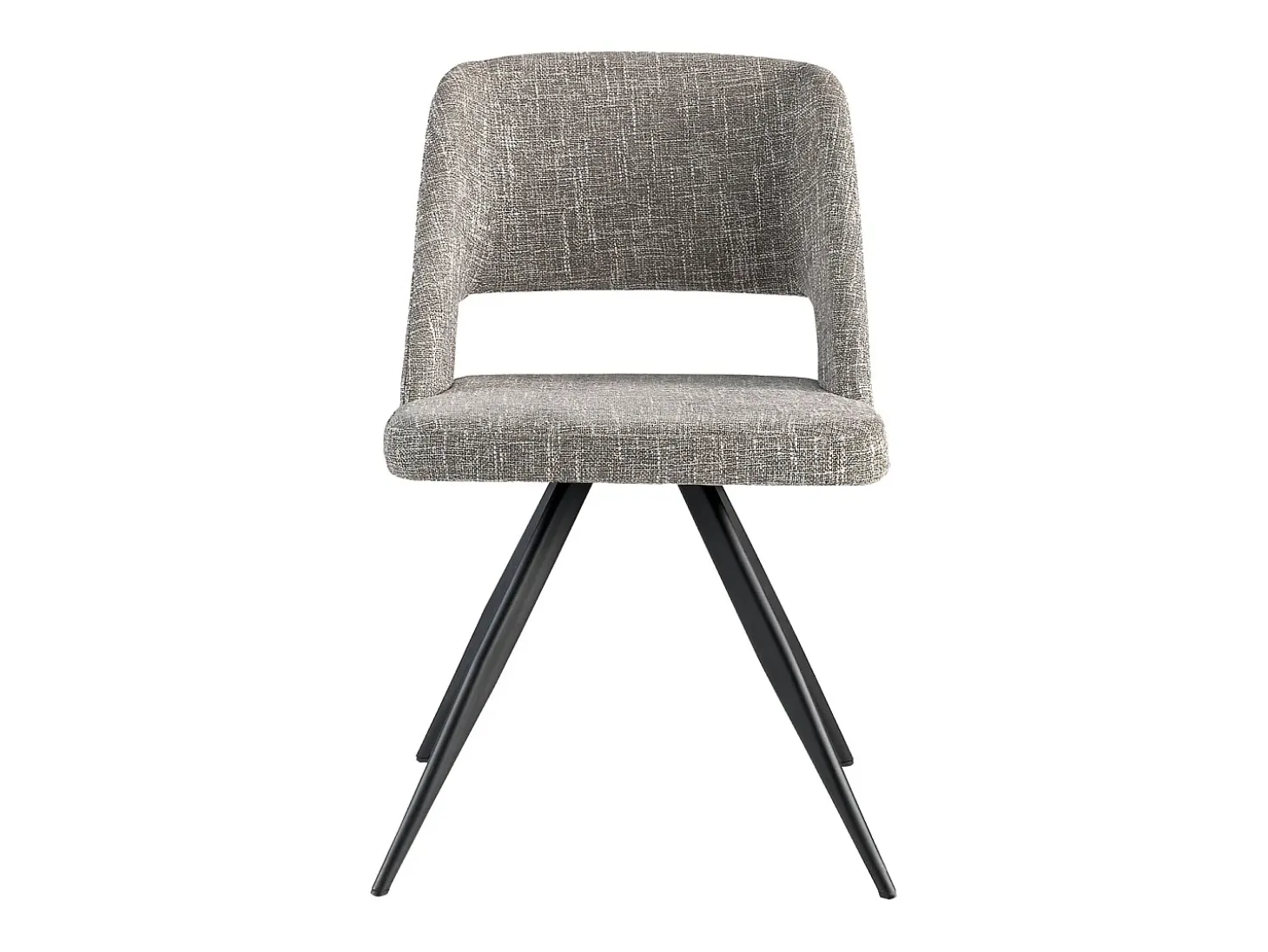 Silla comedor tapizada tela gris 4010 ANGEL CERDA
