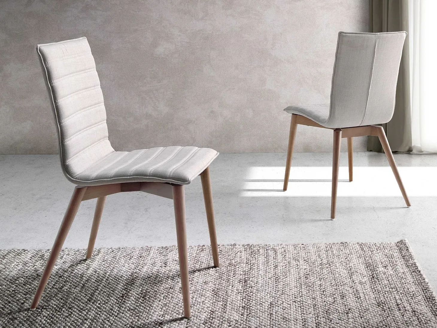 Silla comedor tapizada tela 4031 ANGEL CERDA