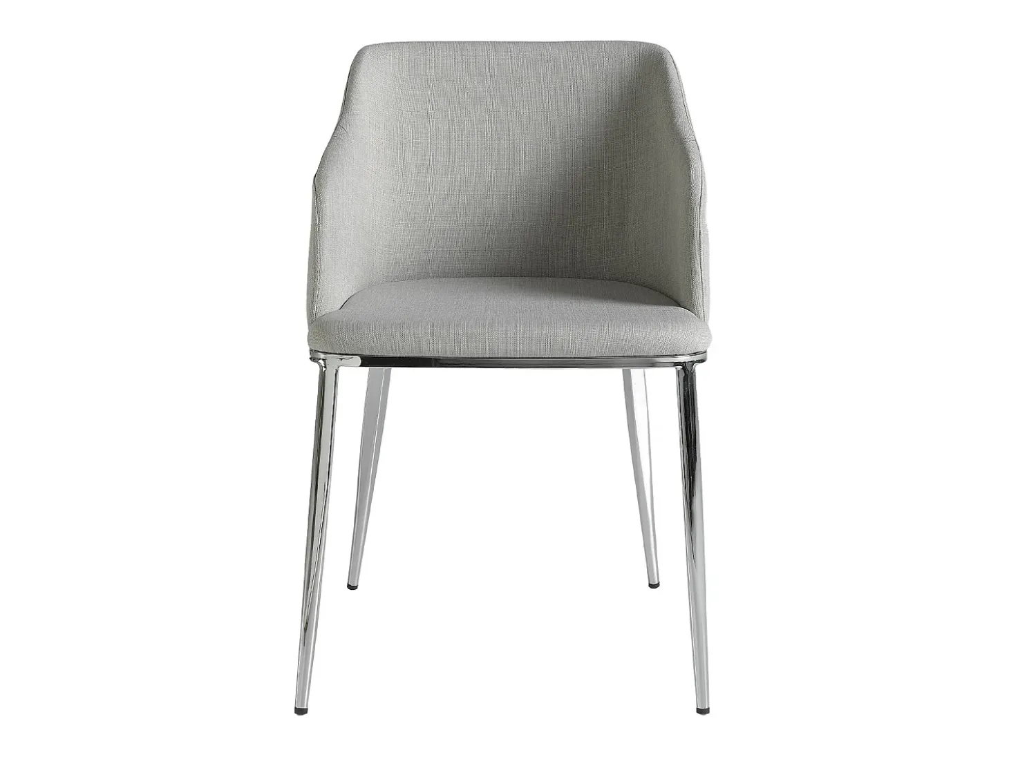 Silla comedor tapizada tela gris 4050 ANGEL CERDA