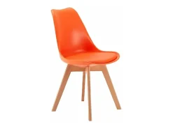silla con cojín de diseño nórdico nordica Goblet para bar y cocina - Naranja
