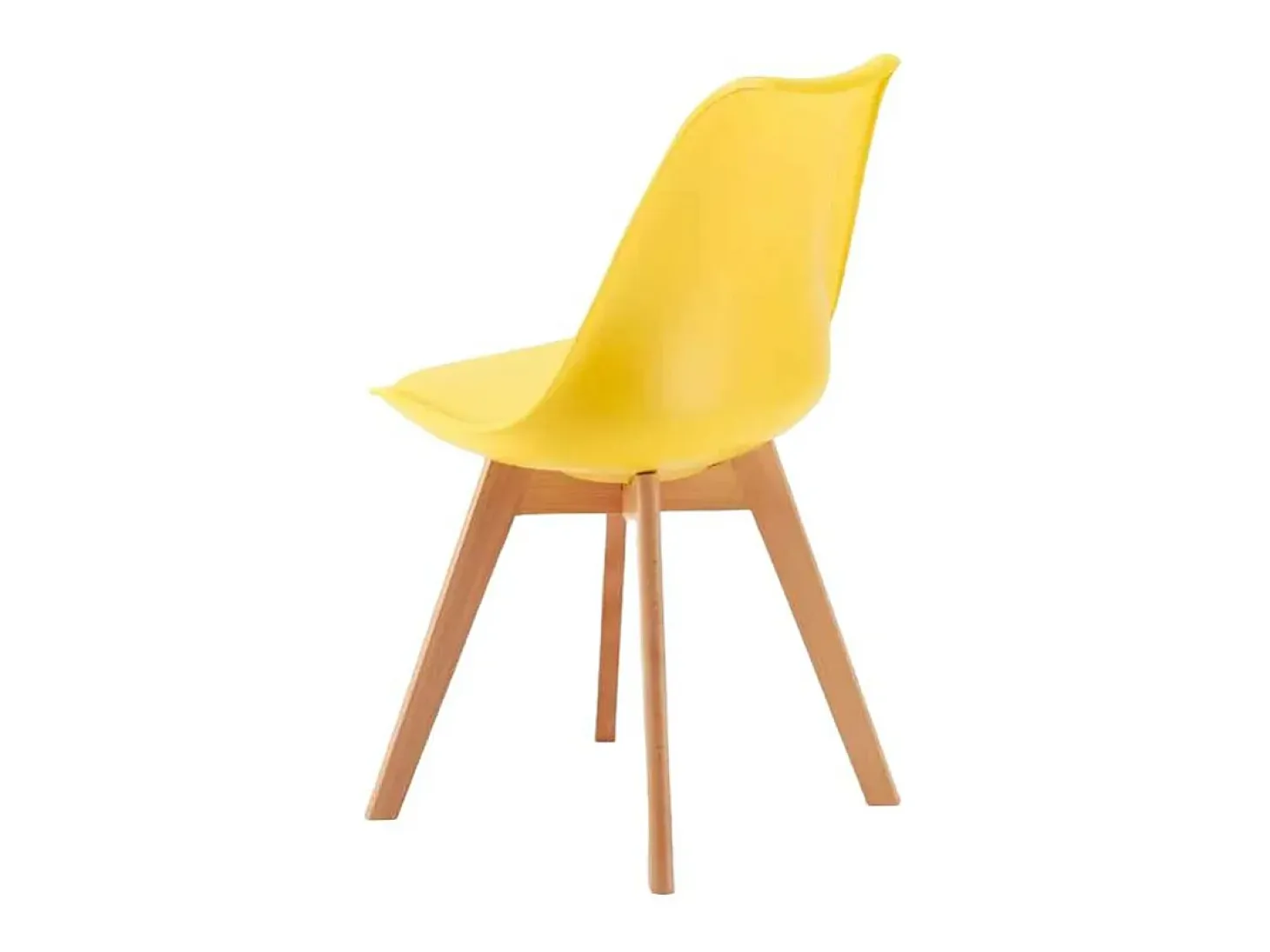 silla con cojín de diseño nórdico nordica Goblet para bar y cocina - Amarillo