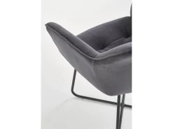 Silla de acero de 60 x 81 cm