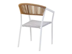 Silla de aluminio blanca blanco