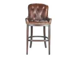 Silla de bar de cuero