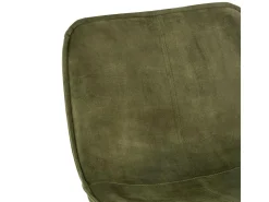 Silla de bar de metal verde Laurel L 57 cm