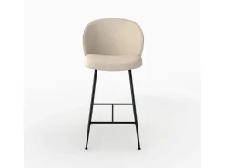 Silla de bar de tela boucle beige 66 cm - Groom