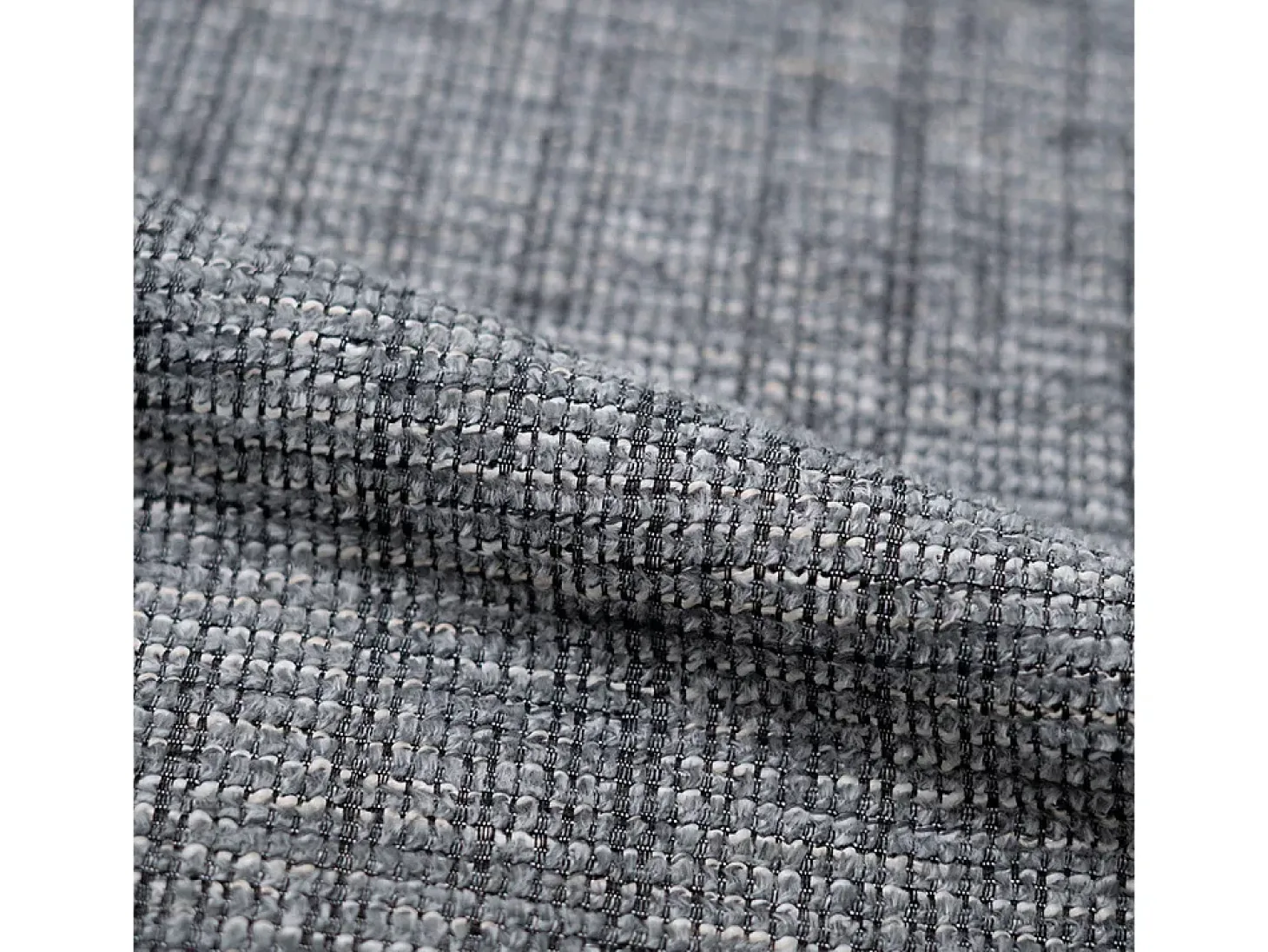 Silla de bar en tejido bouclé gris 76 cm - Socky