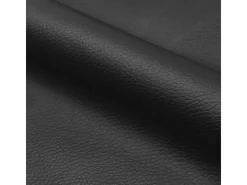 Silla de bar regulable en madera oscura y PU negro 56/77 cm - Georges