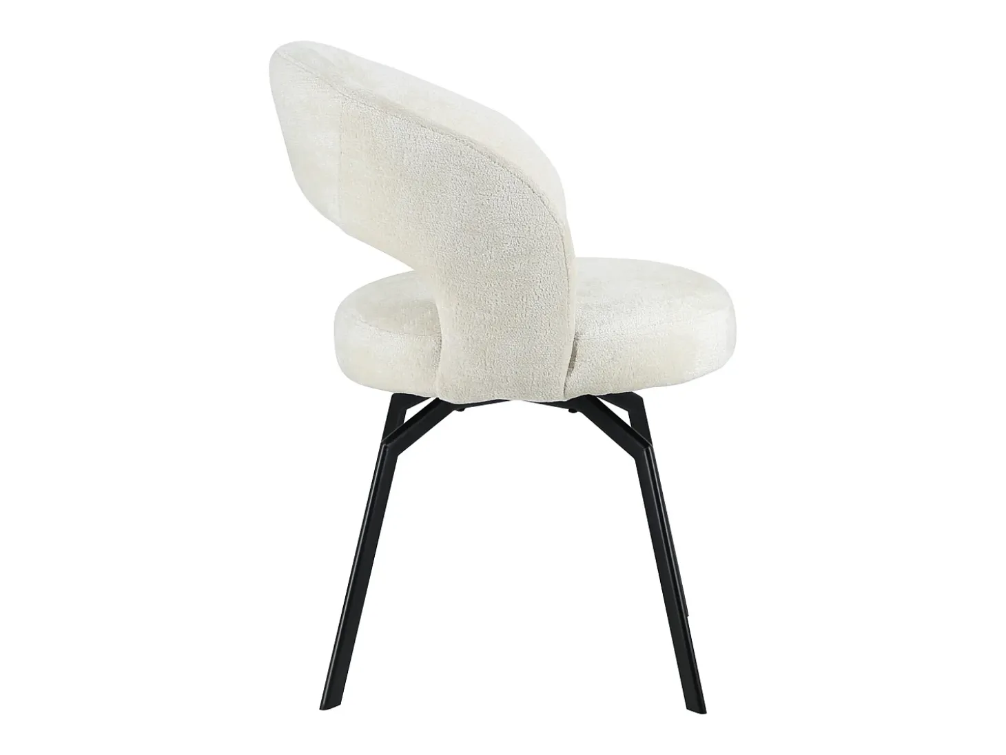 Silla de chenilla beige EHBA - HAPPY GARDEN