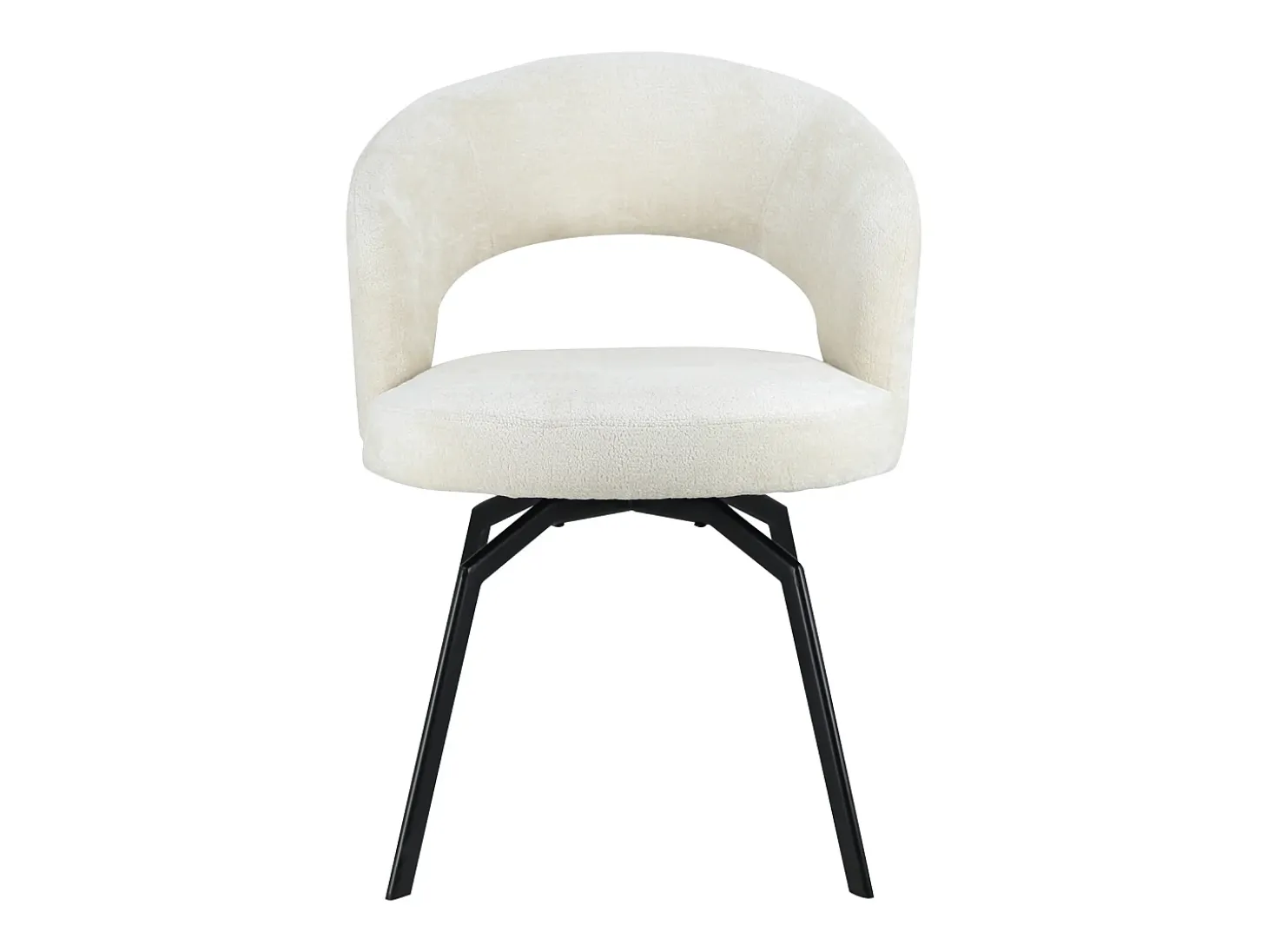 Silla de chenilla beige EHBA - HAPPY GARDEN
