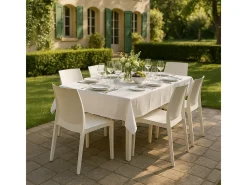 Silla de cocina Apilable de Polipropileno Rome Grand Soleil - Blanco
