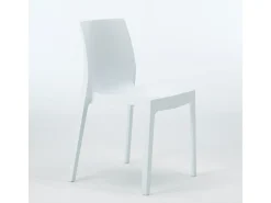 Silla de cocina Apilable de Polipropileno Rome Grand Soleil - Blanco