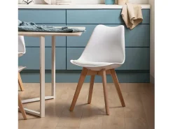 Silla de cocina de Plástico Blanco 82 x 48- Kler