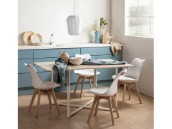 Silla de cocina de Plástico Blanco 82 x 48- Kler