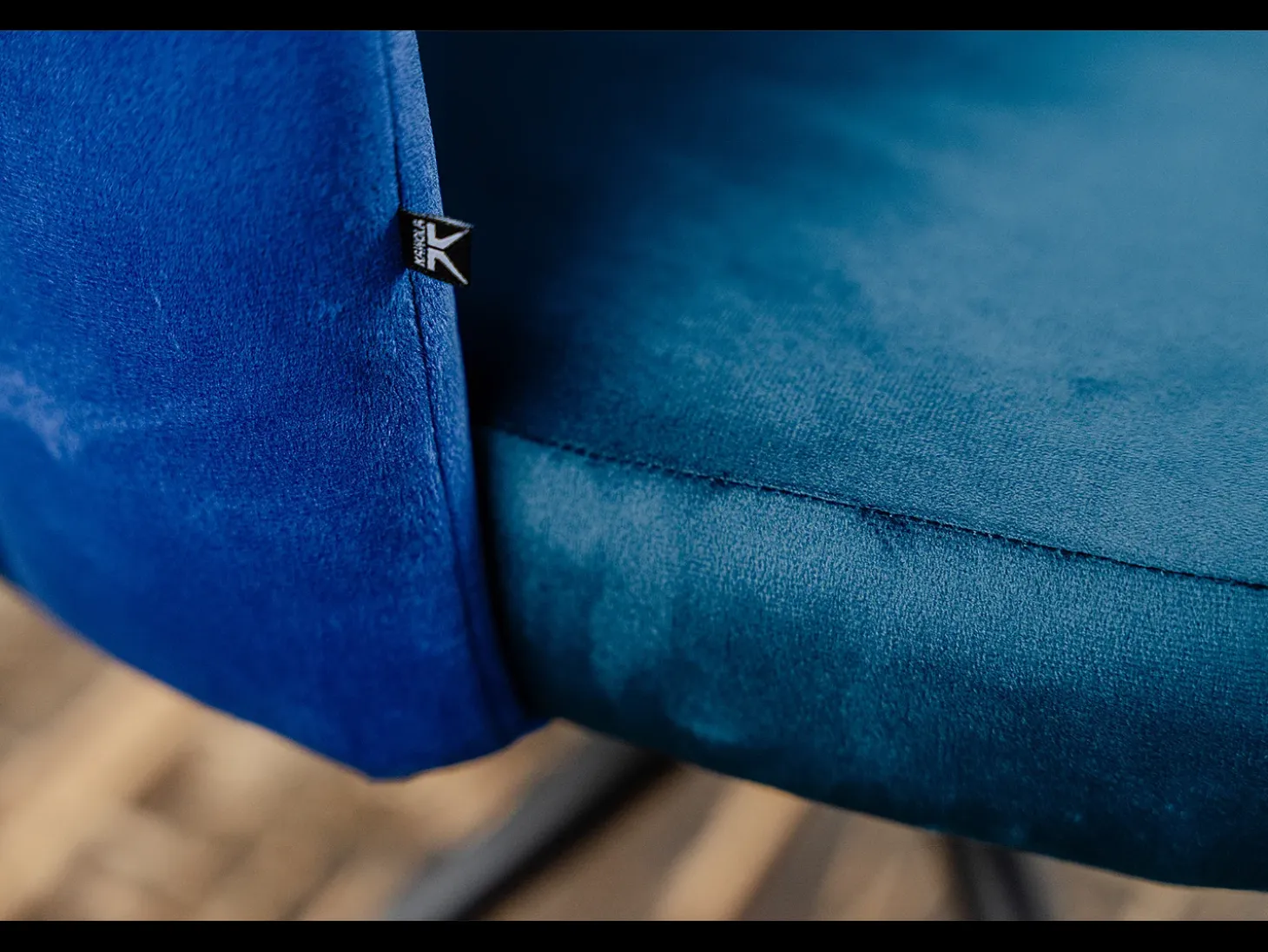 Silla de comedor - Azul terciopelo - JADA