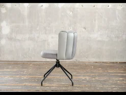 Silla de comedor - Gris terciopelo - JADA