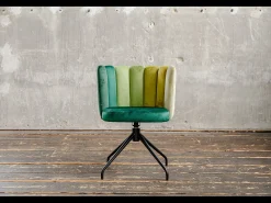 Silla de comedor - Verde terciopelo - JADA
