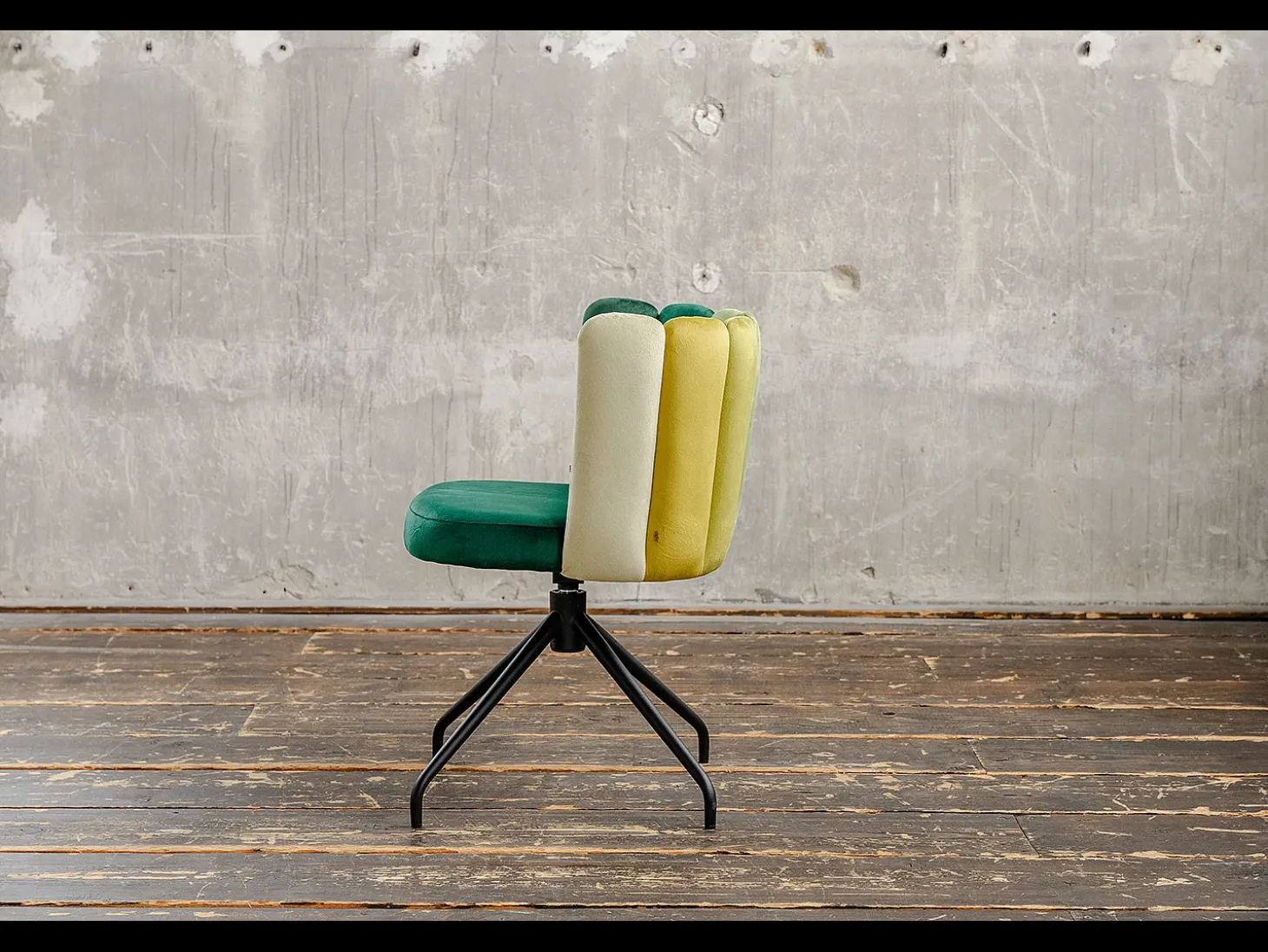 Silla de comedor - Verde terciopelo - JADA