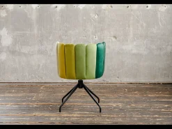 Silla de comedor - Verde terciopelo - JADA