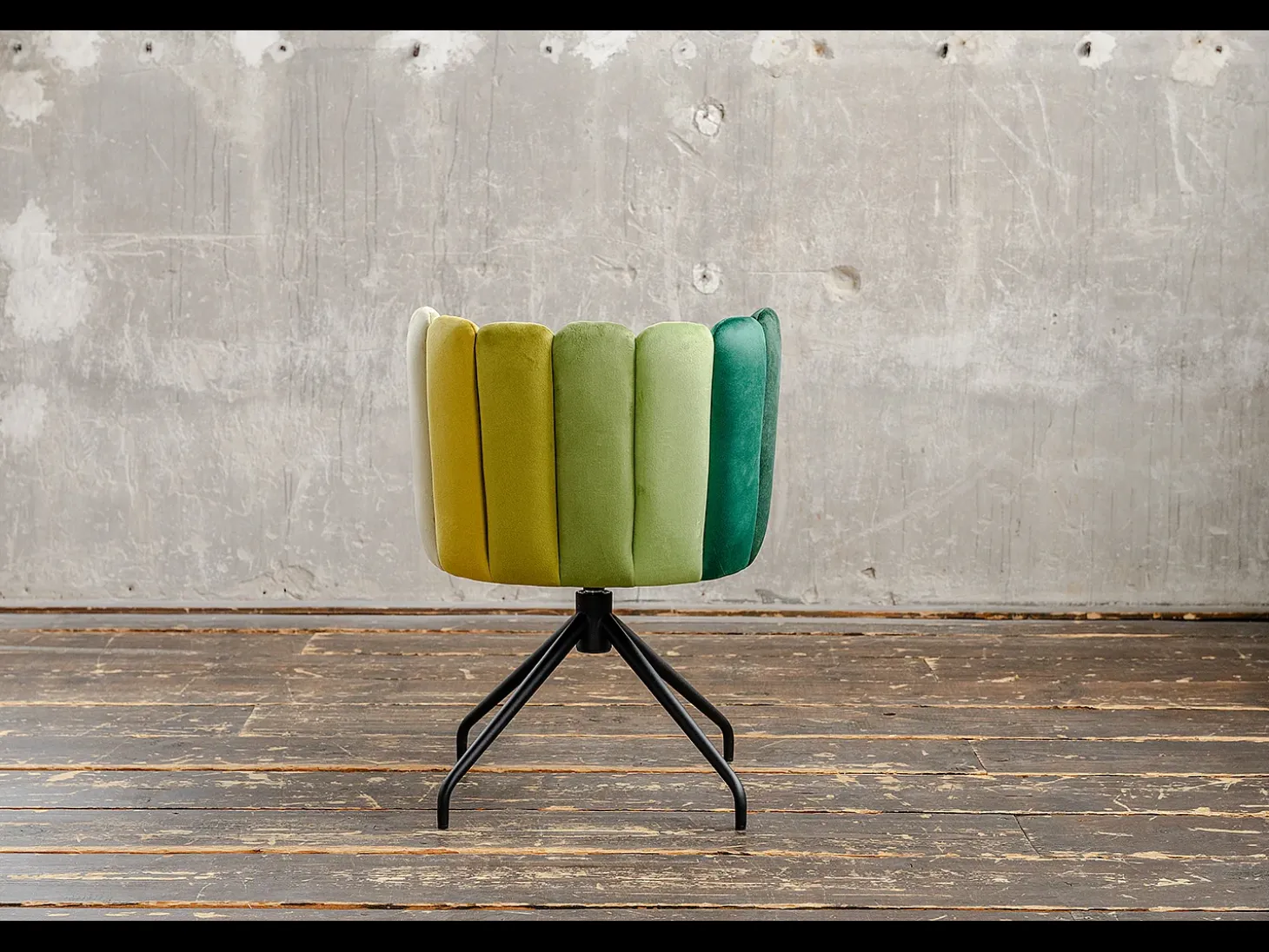Silla de comedor - Verde terciopelo - JADA