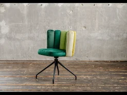 Silla de comedor - Verde terciopelo - JADA