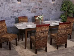 Silla de comedor Acireale (set de 2), light, sin cojines