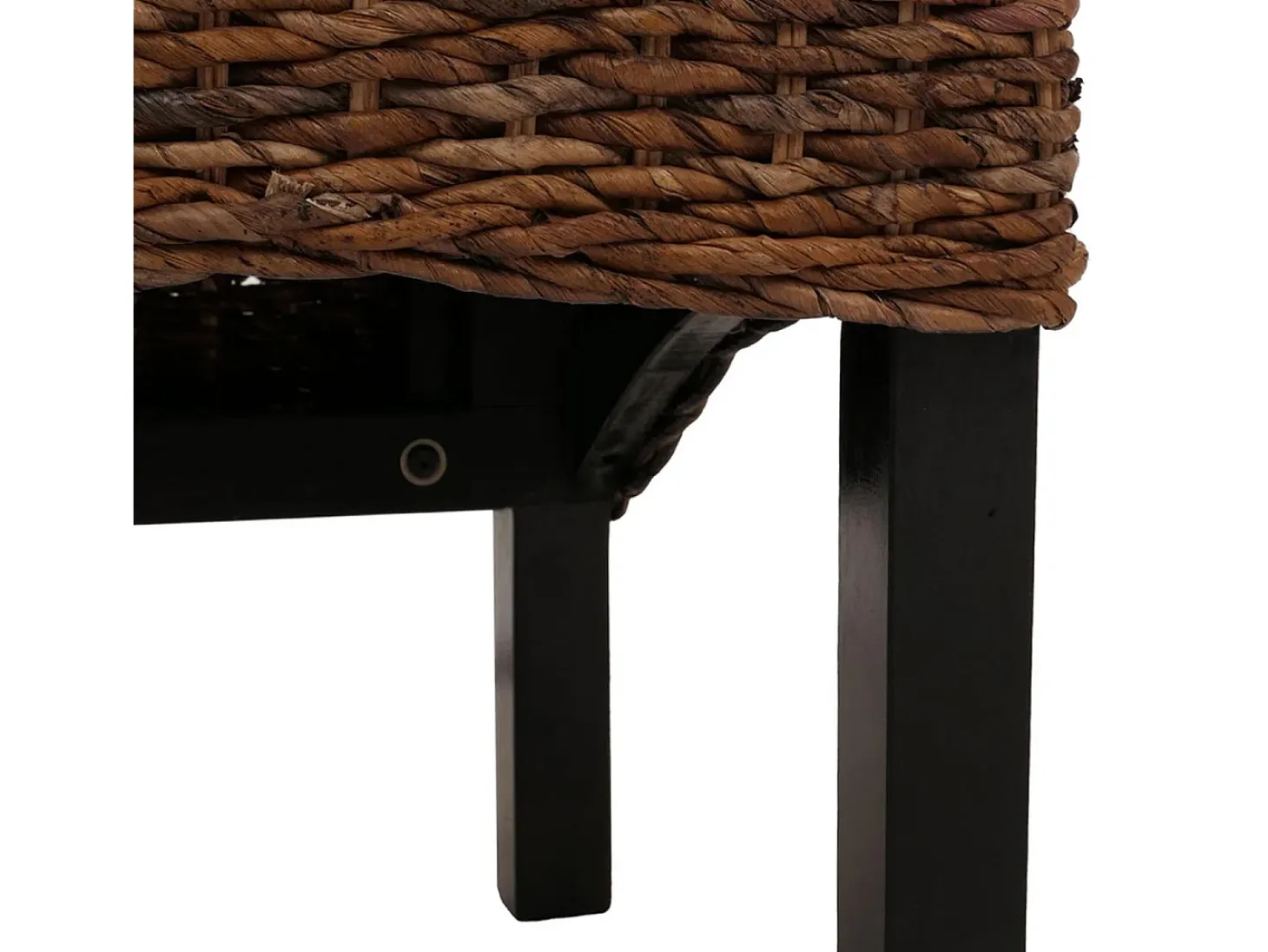 Silla de comedor Acireale (set de 2), oscuro, sin cojines
