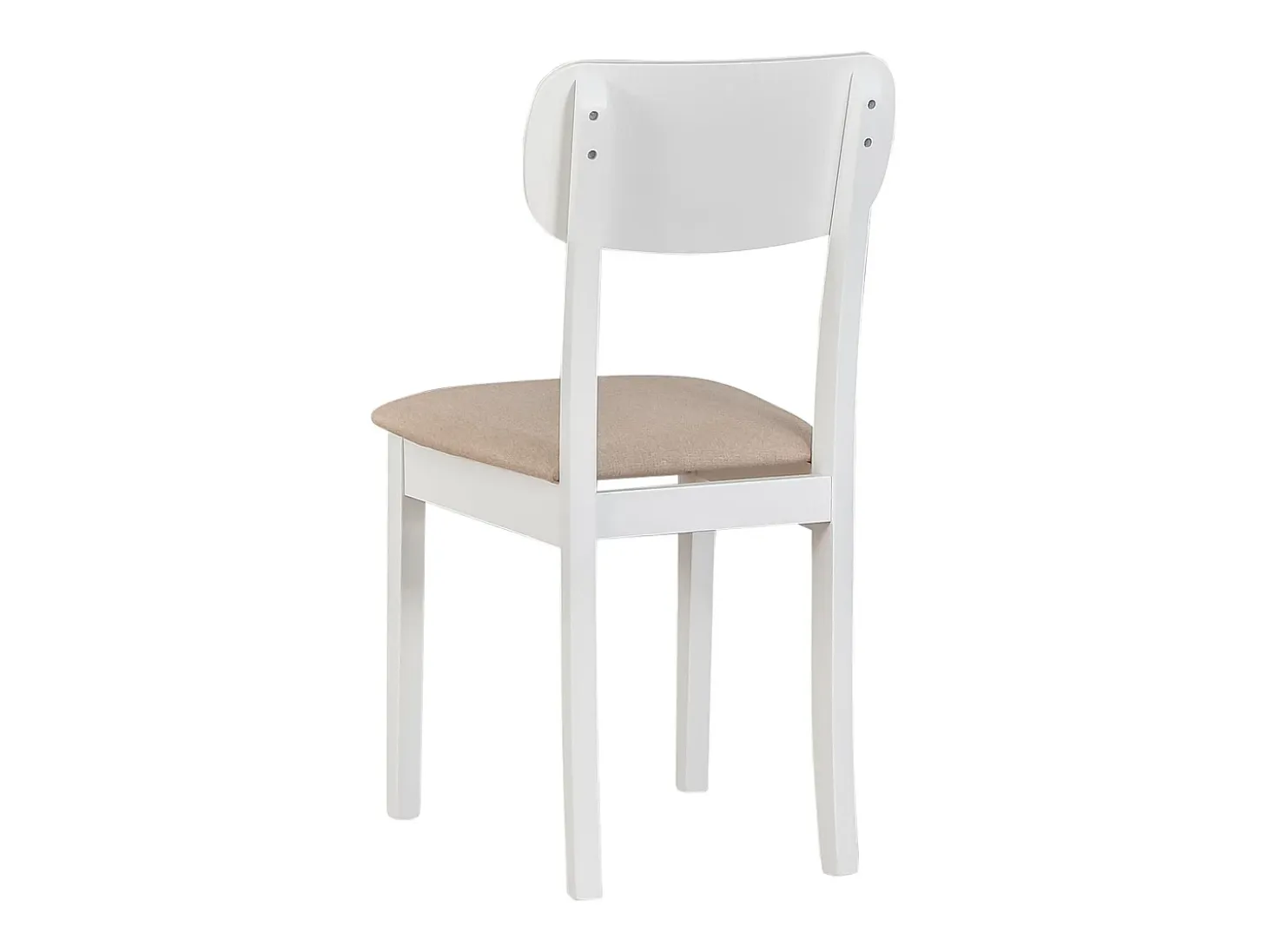Silla de comedor acolchada – Beige/Blanco – NOELES