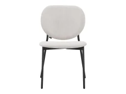 Silla de comedor acolchada – Chenilla hidrofóbica greige – BROCTALM