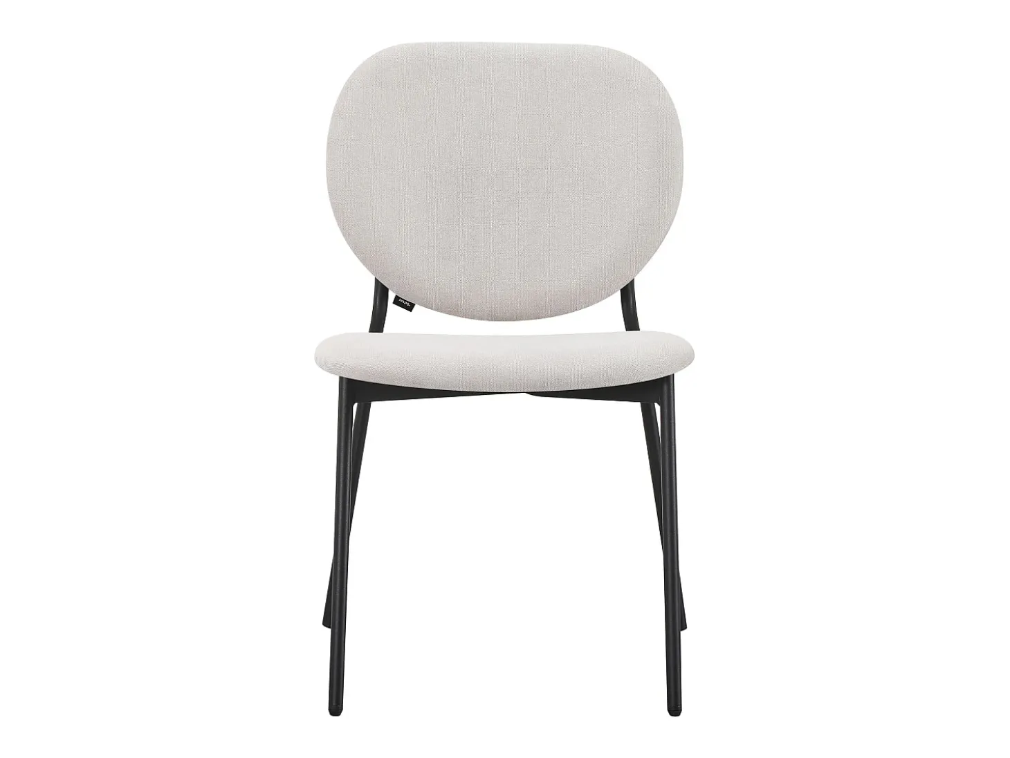 Silla de comedor acolchada – Chenilla hidrofóbica greige – BROCTALM