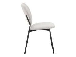Silla de comedor acolchada – Chenilla hidrofóbica greige – BROCTALM