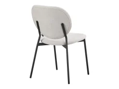 Silla de comedor acolchada – Chenilla hidrofóbica greige – BROCTALM