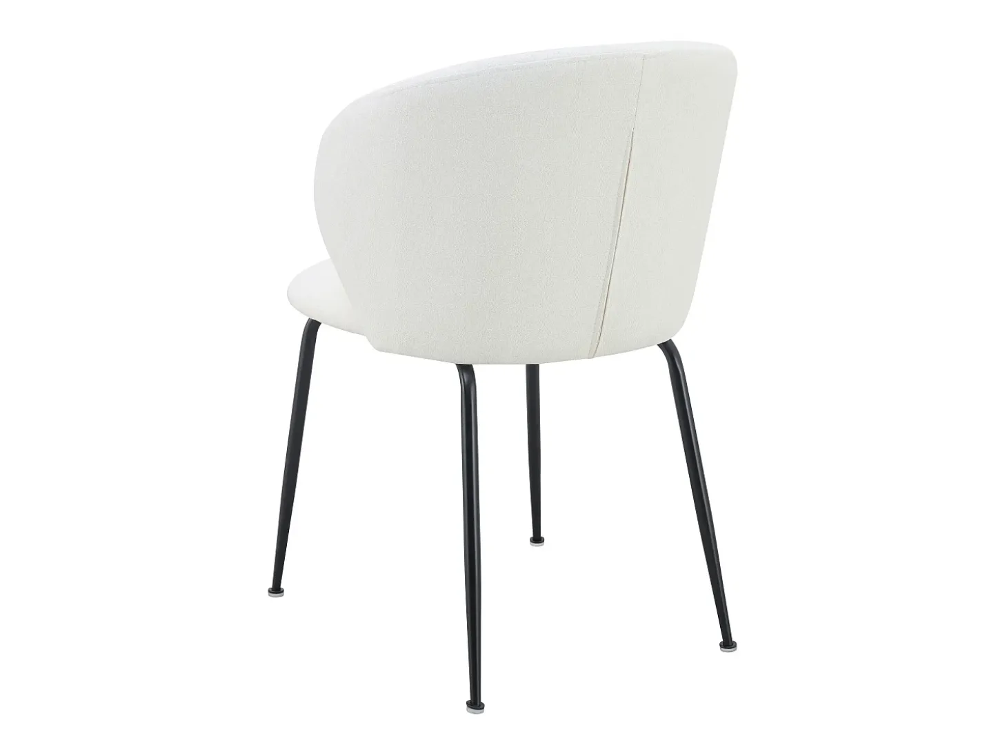 Silla de comedor acolchada – Tejido hidrofóbico crema – MEALIZE