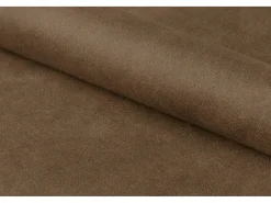 Silla de comedor Adele con reposabrazos marrón.